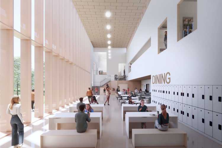 Plans for the education campuses dining area