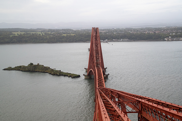 View from the top of the Forth Bridge (all photo's taken by Joe Gilhooley LRPS)