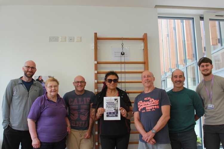 Friends and Thistle Practitioners after completing Kenny's Final Fitness Challenge.