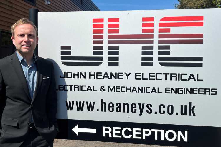 Mark Heaney, managing director of John Heaney Electrical (JHE)