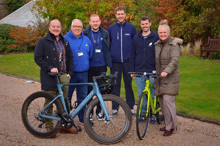 Provost Debbi McCall on the far right is pictured with just some of the council officers working on Tour de France plans for Midlothian. From left to right are Wayne Clark, Roads Group Manager, Roddy Murray, Key Worker with Communities, Lifelong Learning and Employment, Campbell Orr, Active Travel Team Leader, Ewan Laing, Business Adviser and Oliver Caron-Nowak, Active Travel Marketing Officer (Schools).