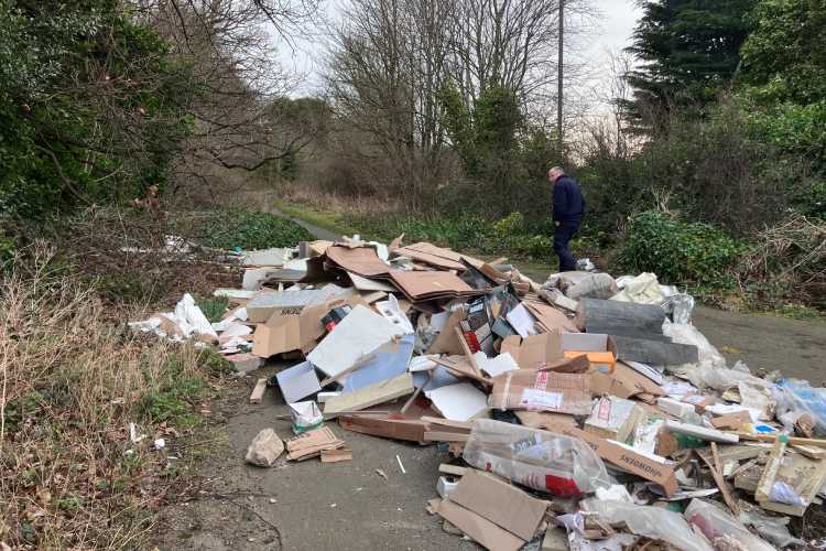Fly tipping has become a problem for councils across the Lothian (note pic taken in East Lothian)
