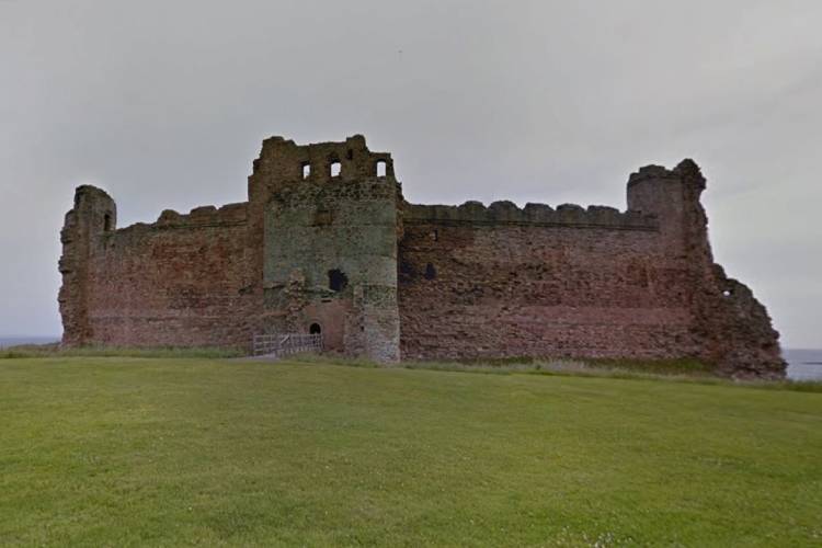 Tantallon Castle, North Berwick, is one of East Lothian's top ten most visited attractions