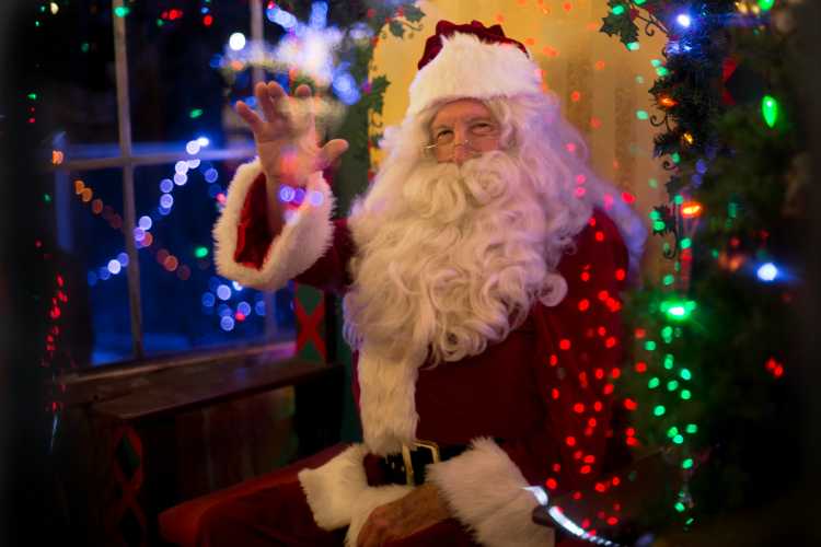 Santa (photo by Tim Mossholder)