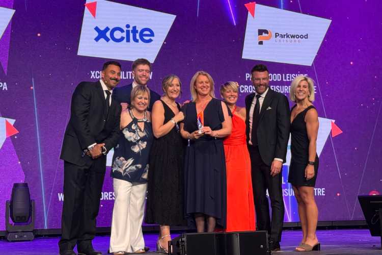 Linlithgow's Xcite team received the award in Birmingham on Thursday night. Copyright WLL.